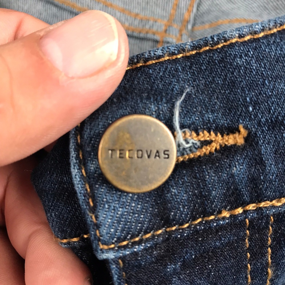 Tecovas Standard Jean Mens 36 (37x34) Dark Blue Straight Leg Stretch Denim - Picture 5 of 16